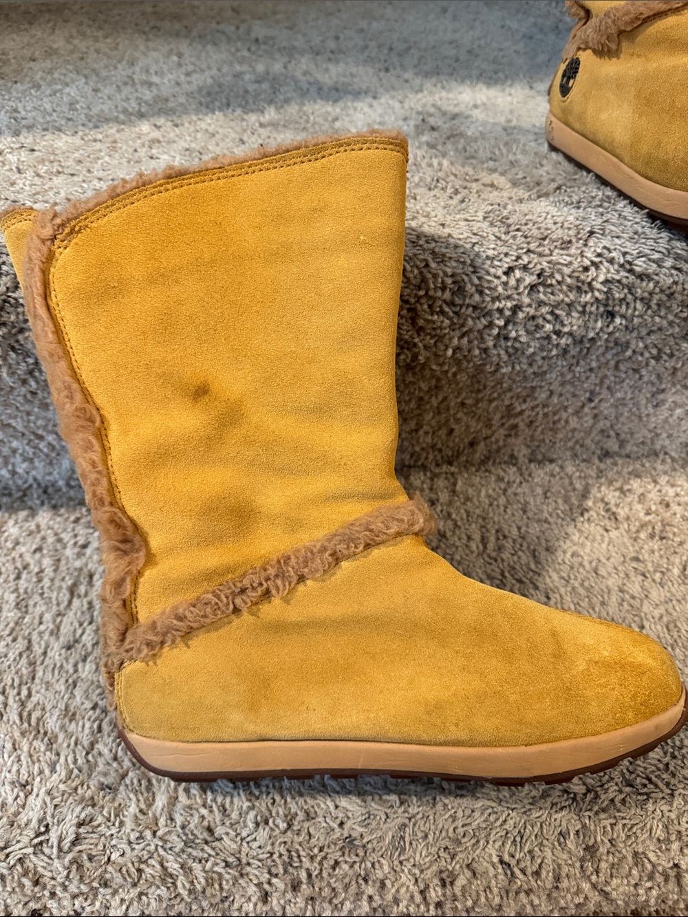 EUC Timberland Mukluk Fur-Lined Boots size 9W - Picture 8 of 9